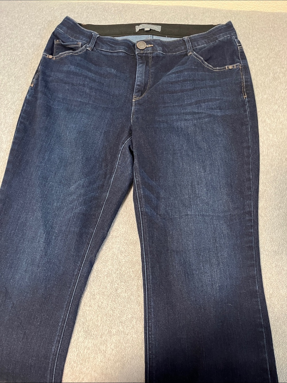Wit And Wisdom Bootcut Jeans Womens 16 Raw Hem - Picture 2 of 10